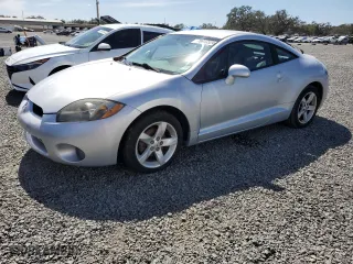 2007 Mitsubishi Eclipse GS with VIN 4A3AK24F27E049297, listed as a Copart auction lot 76913524 with 0 mi miles and Salvage Title. Bid and sale history available at carsss.com. Image 1.