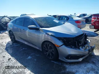 2019 Honda Civic Sport with VIN 2HGFC2F85KH605786, listed as a IAAI auction lot 41621480 with 66,438 mi miles and . Bid and sale history available at DreamBid. Image 1.