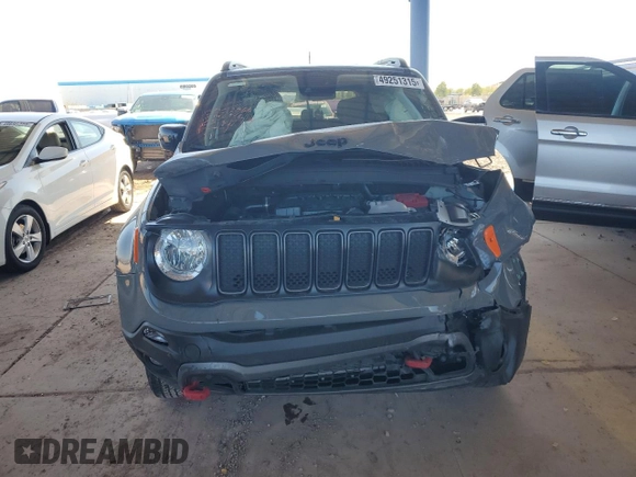 2023 Jeep Renegade Trailhawk with VIN ZACNJDC10PPP37182, listed as a Copart auction lot 49251315 with 13,779 mi miles and Salvage title. Bid and sale history available at DreamBid. Image 5.
