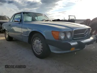 1986 Mercedes-Benz 560 with VIN WDBBA48D1GA037209, listed as a Copart auction lot 75417834 with 123,910 mi miles and Salvage Title. Bid and sale history available at carsss.com. Image 4.