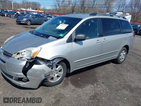 2005 Toyota Sienna CE with VIN 5TDZA23C95S380868, listed as a IAAI auction lot 41922419 with 218,513 mi miles and . Bid and sale history available at DreamBid. Image 18.