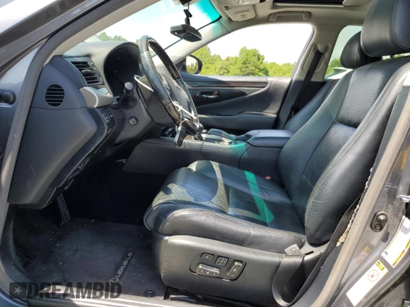 2013 Lexus LS 460 with VIN JTHBL5EF9D5113902, listed as a Copart auction lot 58020065 with 234,478 mi miles and Salvage title. Bid and sale history available at DreamBid. Image 7.