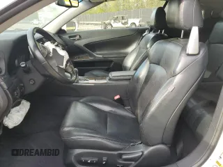 2013 Lexus IS 250 C with VIN JTHFF2C24D2528196, listed as a Copart auction lot 53951695 with Not provided miles and Salvage title. Bid and sale history available at DreamBid. Image 7.