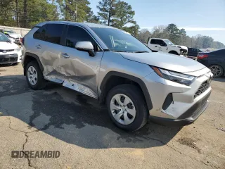 2024 Toyota RAV4 LE with VIN 2T3K1RFV1RC284617, listed as a Copart auction lot 46252955 with 27,881 mi miles and Salvage Title. Bid and sale history available at carsss.com. Image 4.