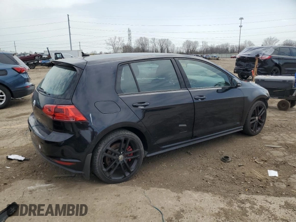 2017 Volkswagen Golf GTI S with VIN 3VW547AU5HM065307, listed as a Copart auction lot 53874805 with 86,768 mi miles and Clean Title. Bid and sale history available at carsss.com. Image 3.