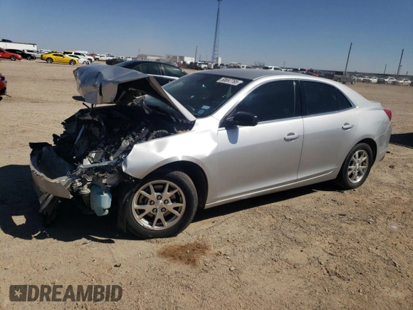 2014 Chevrolet Malibu LS with VIN 1G11A5SL4EF139681, listed as a Copart auction lot 50697765 with 123,428 mi miles and Salvage Title. Bid and sale history available at DreamBid. Image 1.