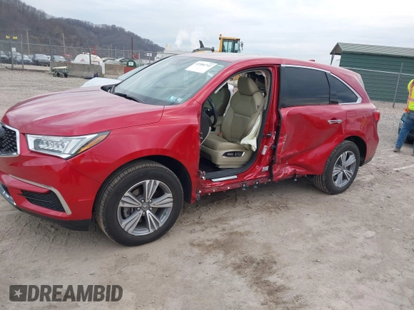 2020 Acura MDX with VIN 5J8YD4H33LL057651, listed as a IAAI auction lot 41886742 with 45,351 mi miles. Bid and sale history available at carsss.com. Image 18.