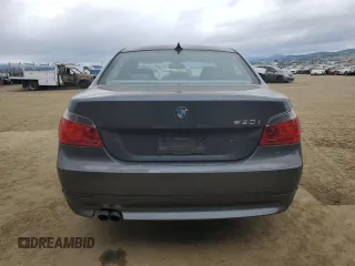 2006 BMW 5 Series 530i with VIN WBANE73556CM32238, listed as a Copart auction lot 46550915 with 210,283 mi miles and Clean Title. Bid and sale history available at carsss.com. Image 6.