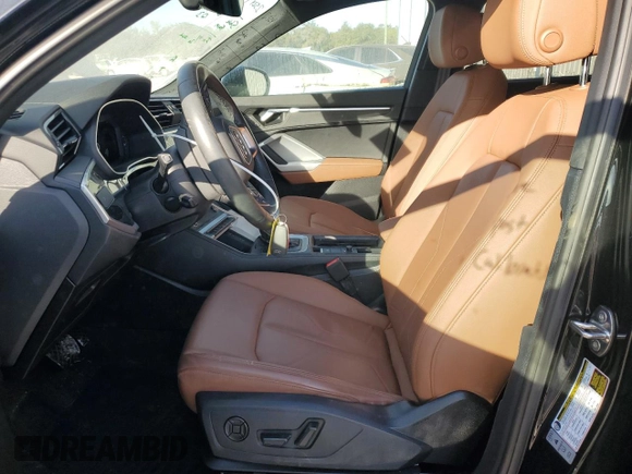2022 Audi Q3 Premium with VIN WA1AUCF32N1001495, listed as a Copart auction lot 83381104 with 24,682 mi miles and Salvage Title. Bid and sale history available at carsss.com. Image 7.
