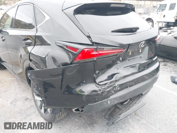 2021 Lexus NX with VIN JTJGARBZ6M2185609, listed as a IAAI auction lot 42065141 with 42,985 mi miles. Bid and sale history available at carsss.com. Image 6.