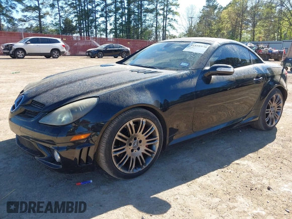 2006 Mercedes-Benz SLK 55 AMG with VIN WDBWK73F06F089585, listed as a IAAI auction lot 41858970 with 160,583 mi miles and . Bid and sale history available at DreamBid. Image 17.