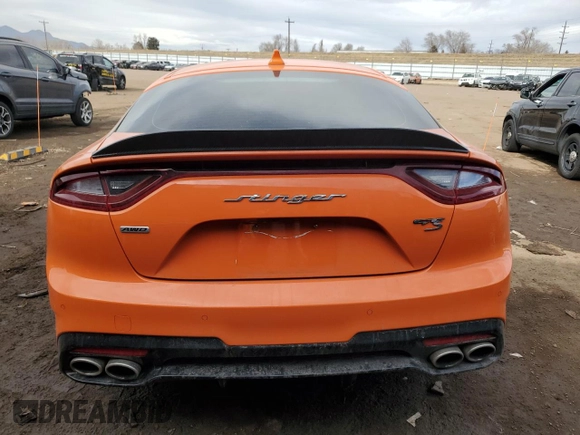 2019 Kia Stinger GT with VIN KNAE35LC7K6070057, listed as a Copart auction lot 41989245 with 43,703 mi miles and Clean Title. Bid and sale history available at DreamBid. Image 6.