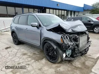 2023 Kia Telluride EX X-Line with VIN 5XYP3DGC6PG366739, listed as a Copart auction lot 58835135 with 33,314 mi miles and Salvage title. Bid and sale history available at DreamBid. Image 15.