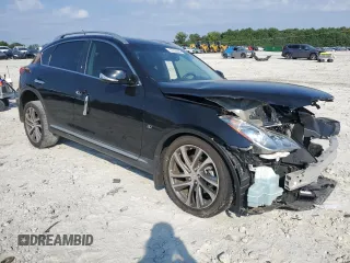 2017 Infiniti QX50 with VIN JN1BJ0RR9HM407460, listed as a Copart auction lot 67269654 with 44,363 mi miles and Salvage Title. Bid and sale history available at carsss.com. Image 4.