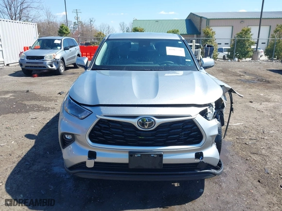 2023 Toyota Highlander L with VIN 5TDKDRAH6PS502220, listed as a IAAI auction lot 41907736 with 67,977 mi miles. Bid and sale history available at carsss.com. Image 12.