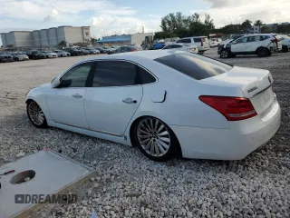 2016 Hyundai Equus Signature with VIN KMHGH4JH3GU101342, listed as a Copart auction lot 80868914 with 93,381 mi miles and Clean title. Bid and sale history available at DreamBid. Image 2.
