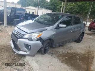2021 Mitsubishi Mirage ES with VIN ML32AUHJ2MH010419, listed as a Copart auction lot 63624045 with 56,167 mi miles and Clean title. Bid and sale history available at DreamBid. Image 1.