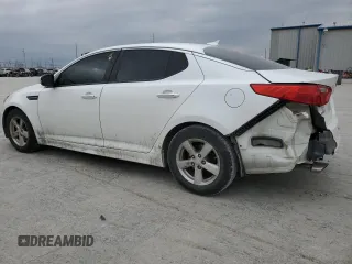2015 Kia Optima LX with VIN KNAGM4A78F5596716, listed as a Copart auction lot 47467985 with 135,731 mi miles and Clean Title. Bid and sale history available at DreamBid. Image 2.