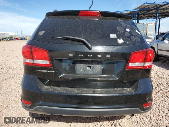 2019 Dodge Journey SE with VIN 3C4PDCBB6KT845668, listed as a Copart auction lot 43646215 with Not Provided miles and Salvage Title. Bid and sale history available at DreamBid. Image 6.