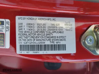 2020 Acura RDX with VIN 5J8TC2H3XLL025054, listed as a Copart auction lot 42303705 with 81,741 mi miles and Salvage Title. Bid and sale history available at carsss.com. Image 15.