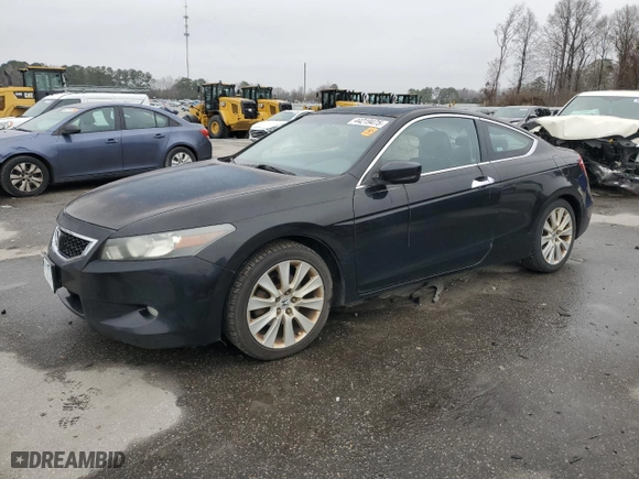 2009 Honda Accord Cpe EX-L with VIN 1HGCS22889A008801, listed as a Copart auction lot 44219475 with NaN miles and Salvage Title. Bid and sale history available at carsss.com. Image 1.