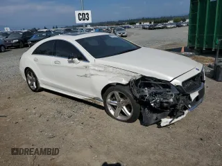 2015 Mercedes-Benz CLS-Class CLS 400 with VIN WDDLJ6HB6FA143143, listed as a Copart auction lot 65558983 with 0 mi miles. Bid and sale history available at carsss.com. Image 4.