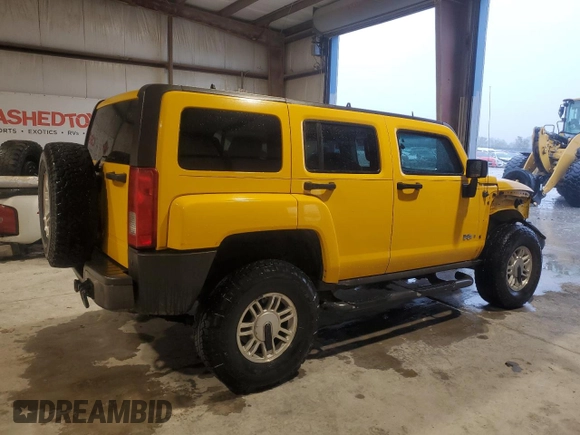 2006 Hummer H3 with VIN 5GTDN136568146180, listed as a Copart auction lot 72459434 with 203,936 mi miles and Salvage Title. Bid and sale history available at carsss.com. Image 3.