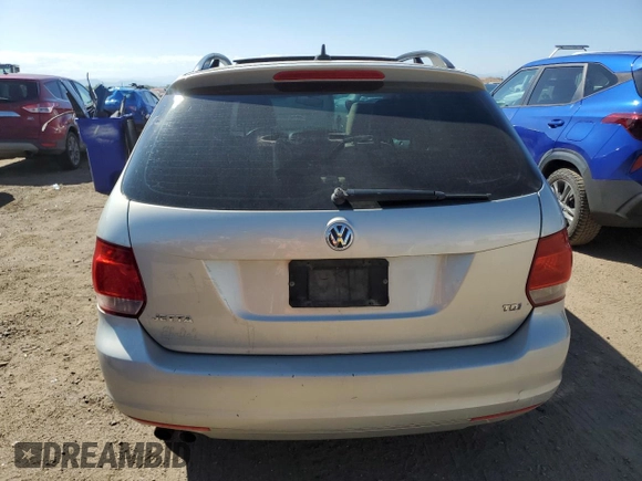 2011 Volkswagen Jetta SportWagen TDI with VIN 3VWPL7AJ2BM661581, listed as a Copart auction lot 69187924 with 133,097 mi miles and Salvage Title. Bid and sale history available at carsss.com. Image 6.