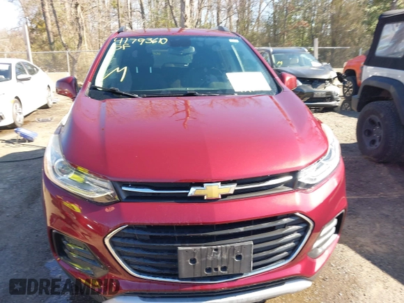 2017 Chevrolet Trax LT with VIN 3GNCJPSB2HL187166, listed as a IAAI auction lot 41793610 with 139,466 mi miles. Bid and sale history available at carsss.com. Image 13.