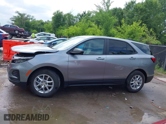 2024 Chevrolet Equinox LS with VIN 3GNAXHEG2RL145066, listed as a IAAI auction lot 42438745 with 12,367 mi miles and . Bid and sale history available at DreamBid. Image 14.