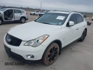 2014 Infiniti QX50 Journey with VIN JN1BJ0HP7EM210606, listed as a IAAI auction lot 41570750 with 1 mi miles. Bid and sale history available at carsss.com. Image 6.