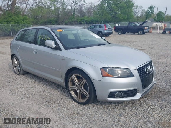 2011 Audi A3 2.0 TDI Premium Plus with VIN WAUKJAFM0BA010236, listed as a IAAI auction lot 42117624 with 159,658 mi miles. Bid and sale history available at carsss.com. Image 1.
