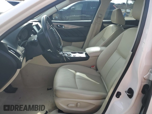 2015 Infiniti Q50 Premium with VIN JN1BV7AP5FM338254, listed as a Copart auction lot 43929335 with 119,056 mi miles and Salvage title. Bid and sale history available at DreamBid. Image 7.