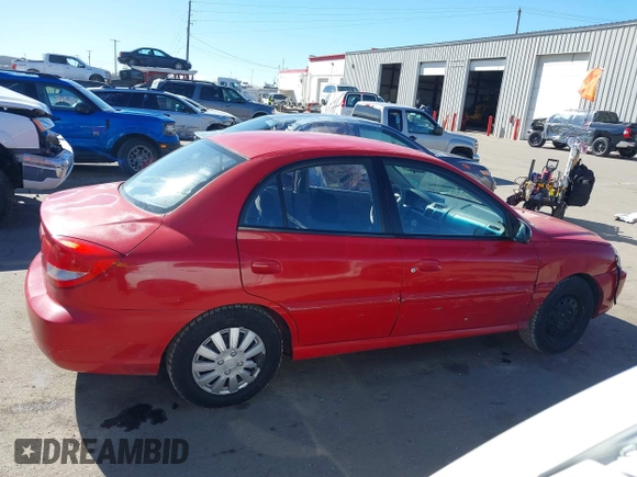 2004 Kia Rio with VIN KNADC125746285903, listed as a IAAI auction lot 41674164 with 202,845 mi miles. Bid and sale history available at carsss.com. Image 13.