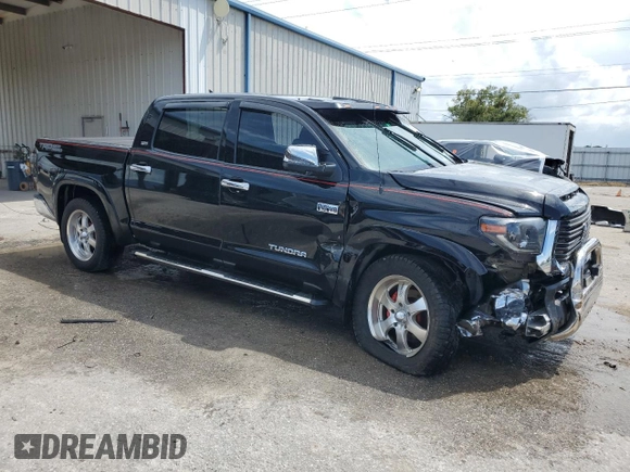 2017 Toyota Tundra 2WD SR5 with VIN 5TFEW5F16HX219050, listed as a Copart auction lot 70095034 with 143,811 mi miles and Salvage Title. Bid and sale history available at carsss.com. Image 4.