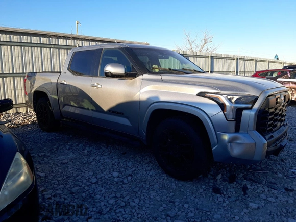 2022 Toyota Tundra 2WD SR5 with VIN 5TFLA5AB1NX018593, listed as a Copart auction lot 82970134 with 0 mi miles and Non Repairable. Bid and sale history available at carsss.com. Image 4.