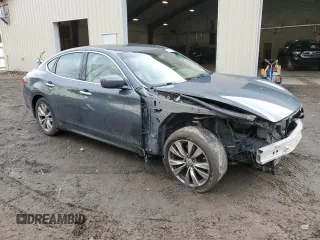 2012 Infiniti M37 with VIN JN1BY1AR8CM390513, listed as a Copart auction lot 78082344 with 130,540 mi miles and Non Repairable. Bid and sale history available at carsss.com. Image 4.