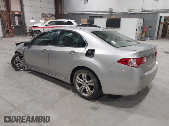 2010 Acura TSX with VIN JH4CU4F48AC000586, listed as a IAAI auction lot 42029688 with 185,143 mi miles. Bid and sale history available at carsss.com. Image 3.