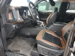 2021 Ford Bronco with VIN 1FMEE5DP4MLA88644, listed as a Copart auction lot 42213285 with 55,675 mi miles and Salvage Title. Bid and sale history available at DreamBid. Image 7.