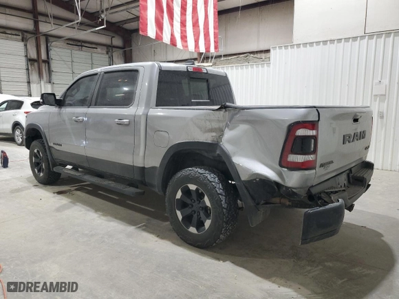 2019 Ram 1500 Rebel with VIN 1C6SRFLT3KN671103, listed as a Copart auction lot 49518485 with 134,232 mi miles and Clean Title. Bid and sale history available at carsss.com. Image 2.