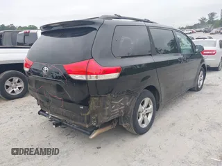 2012 Toyota Sienna LE AAS with VIN 5TDKK3DC4CS250643, listed as a IAAI auction lot 42151241 with 166,176 mi miles and . Bid and sale history available at DreamBid. Image 4.