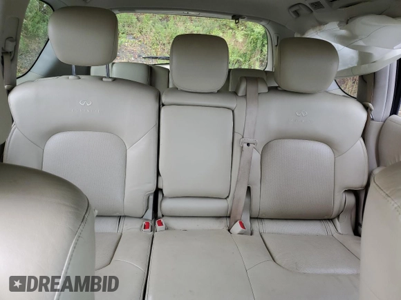 2014 Infiniti QX80 with VIN JN8AZ2NC4E9350828, listed as a Copart auction lot 72856614 with 80,717 mi miles and Salvage Title. Bid and sale history available at carsss.com. Image 10.