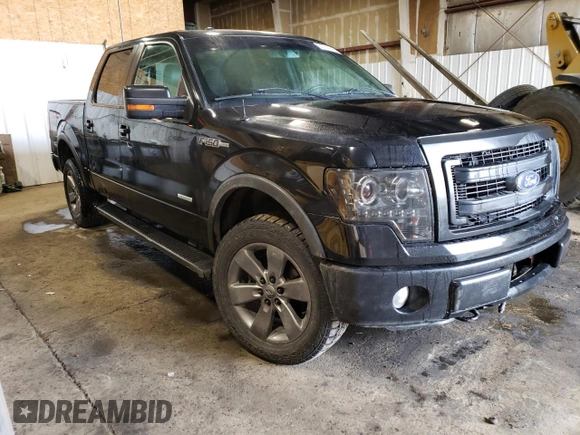 2013 Ford F-150 XL with VIN 1FTFW1ET8DKE41631, listed as a Copart auction lot 55074745 with 153,462 mi miles and Clean Title. Bid and sale history available at carsss.com. Image 4.
