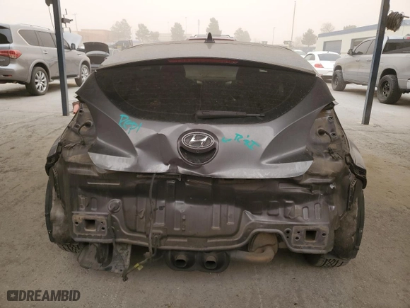 2015 Hyundai Veloster with VIN KMHTC6AD1FU245234, listed as a Copart auction lot 48057145 with 79,570 mi miles and Salvage Title. Bid and sale history available at carsss.com. Image 6.