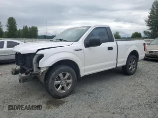 2018 Ford F-150 XL with VIN 1FTMF1CB5JKE71859, listed as a Copart auction lot 59614905 with 112,757 mi miles and Salvage title. Bid and sale history available at DreamBid. Image 1.