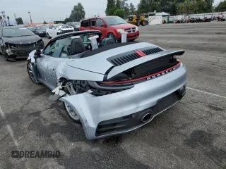 2022 Porsche 911 Carrera S with VIN WP0CB2A96NS244568, listed as a Copart auction lot 54375422 with 2,211 mi miles. Bid and sale history available at carsss.com. Image 3.