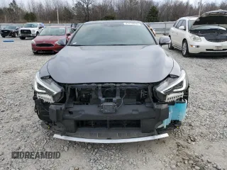 2022 Infiniti Q60 Luxe with VIN JN1EV7KK9NM600484, listed as a Copart auction lot 47219575 with 28,091 mi miles and Salvage Title. Bid and sale history available at carsss.com. Image 5.