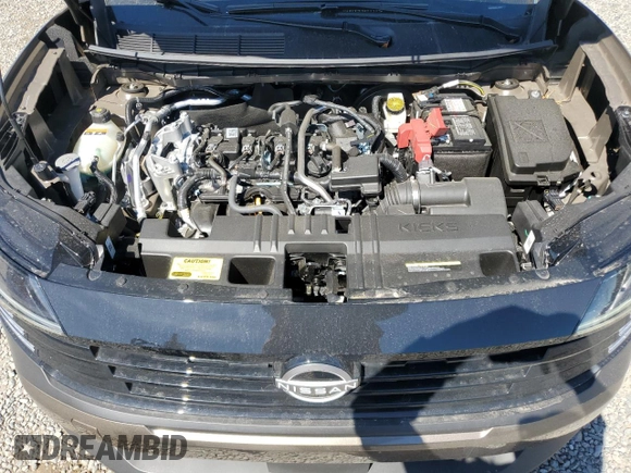 2025 Nissan Kicks S with VIN 3N8AP6BA8SL312814, listed as a Copart auction lot 49655605 with 7,533 mi miles and Salvage Title. Bid and sale history available at carsss.com. Image 12.