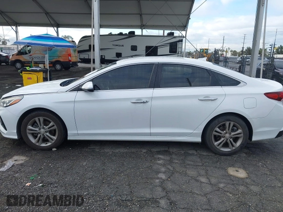 2018 Hyundai Sonata Sport with VIN 5NPE34AF8JH651873, listed as a IAAI auction lot 41777464 with 97,342 mi miles and . Bid and sale history available at carsss.com. Image 14.