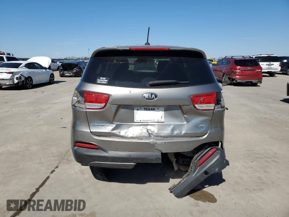 2016 Kia Sorento LX with VIN 5XYPG4A32GG015033, listed as a Copart auction lot 45699595 with 146,825 mi miles and Salvage Title. Bid and sale history available at carsss.com. Image 6.